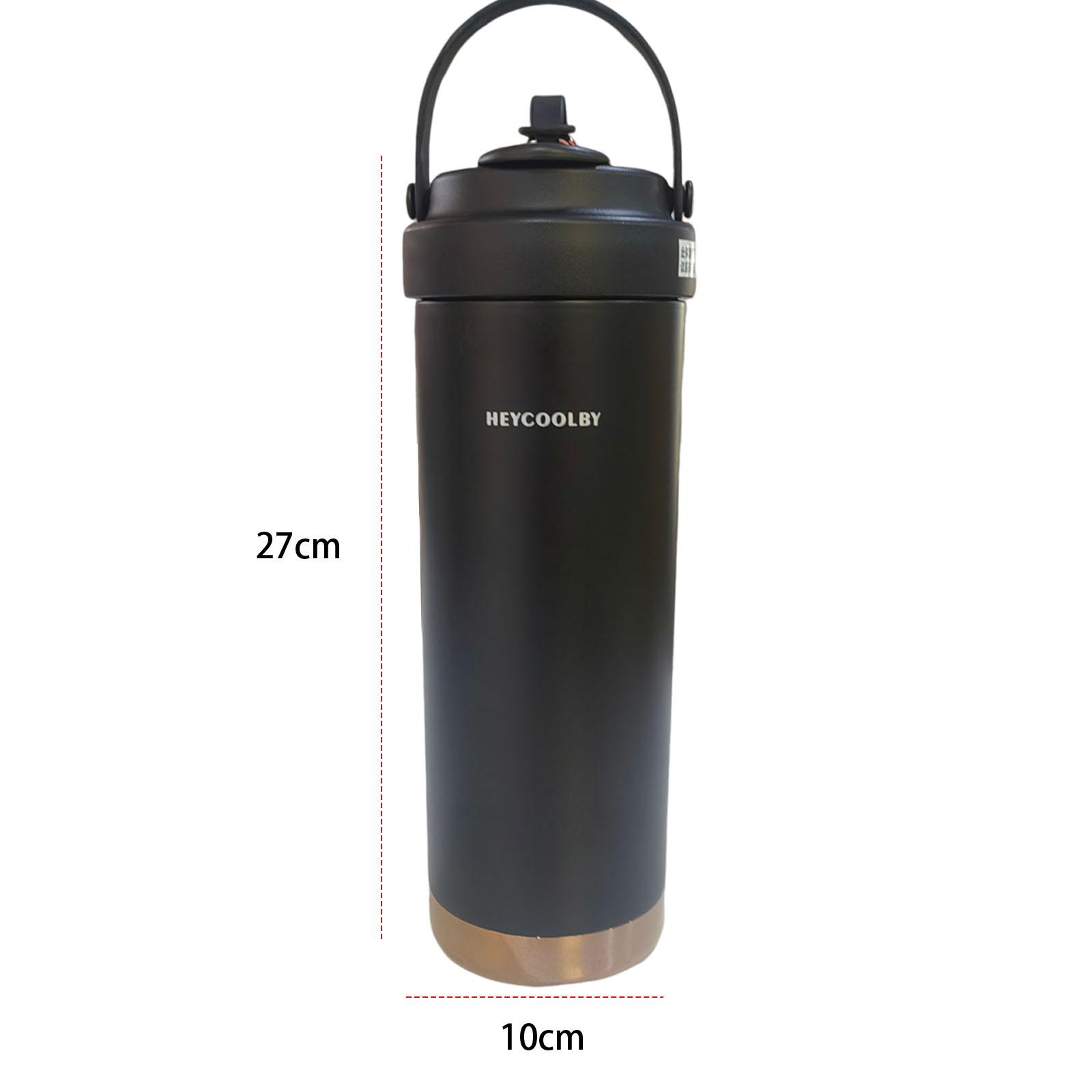 

New 750ml Insulated Tumbler Cup Leak-Proof Double Wall Vacuum Cup Ceramic Liner Water Bottle Large Capacity Car Insulation Cup