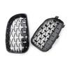 2PCS For BMW 1 Series E87 E81 E82 E88 2008-2011 Left&Right Diamond Style Grille Car Grille Front Bumper Kidney Grill ABS Parts