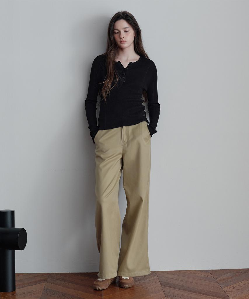 JUCYJUDY Stitch Straight Pants Jzpt620E