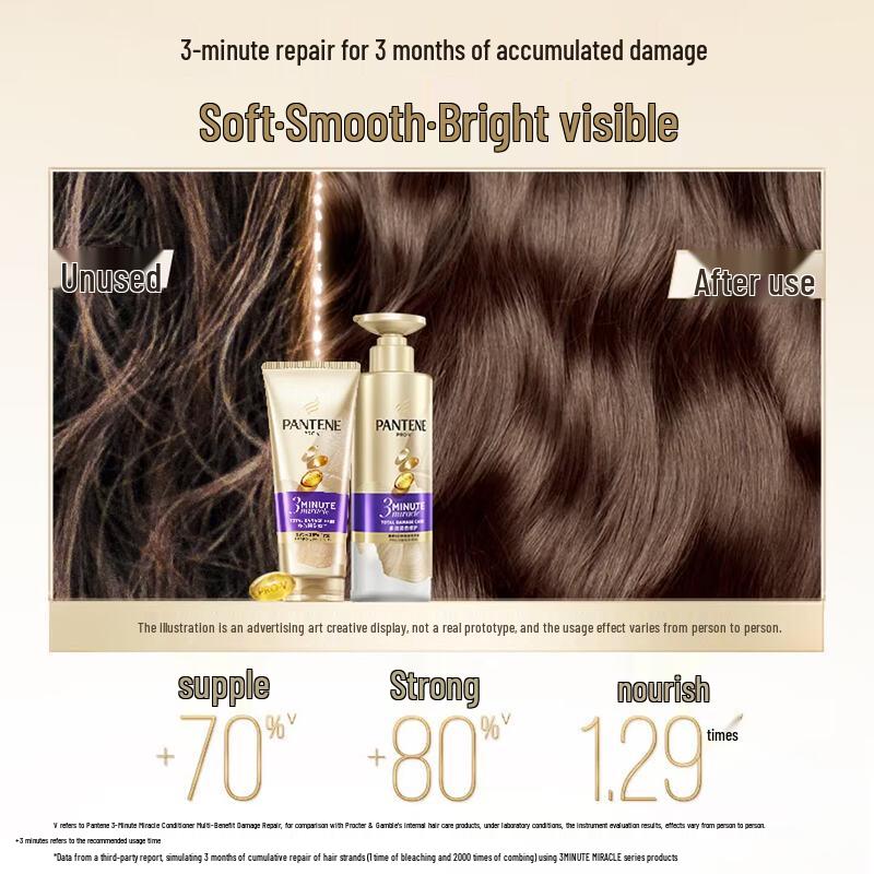 Pantene 3-Minute Miracle Multi-Effect Damage Repair Shampoo & Conditioner Set