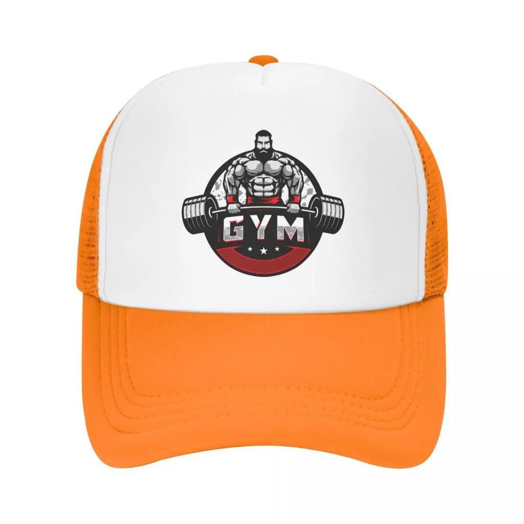 Custom Fashion Unisex Bodybuilding Gym Trucker Hat Adult Fitness Muscle Adjustable Baseball Cap Unisex Women Hip Hop Dad Hat