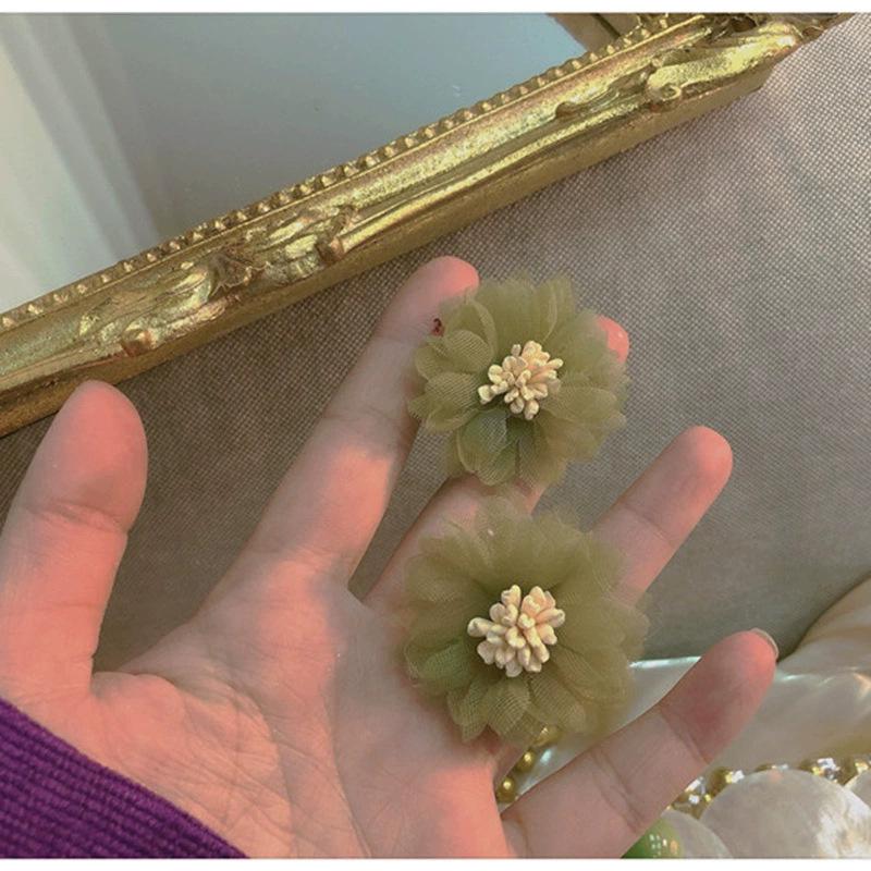 Silver Needle Dongdaemun Fresh Colorful Earrings - Simple, Versatile, Luxury Studs with a High-End Sense