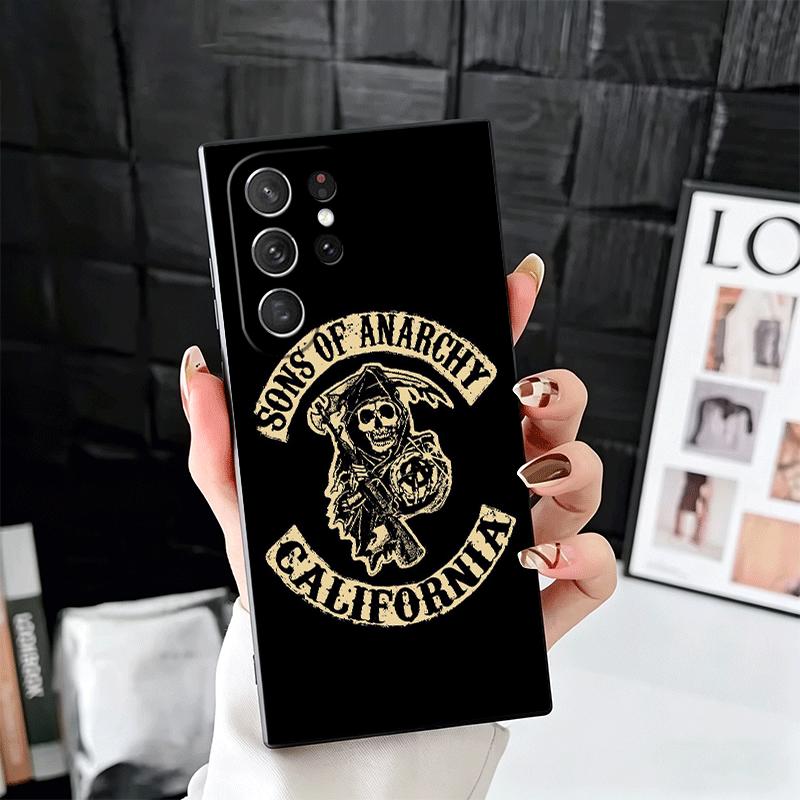 

Sons Of Anarchy Soft Phone Case for Samsung Galaxy S26 S25 Edge S24 Ultra S23 Plus S22 S21 FE S20 Black Cover Back Shell Samsung S26