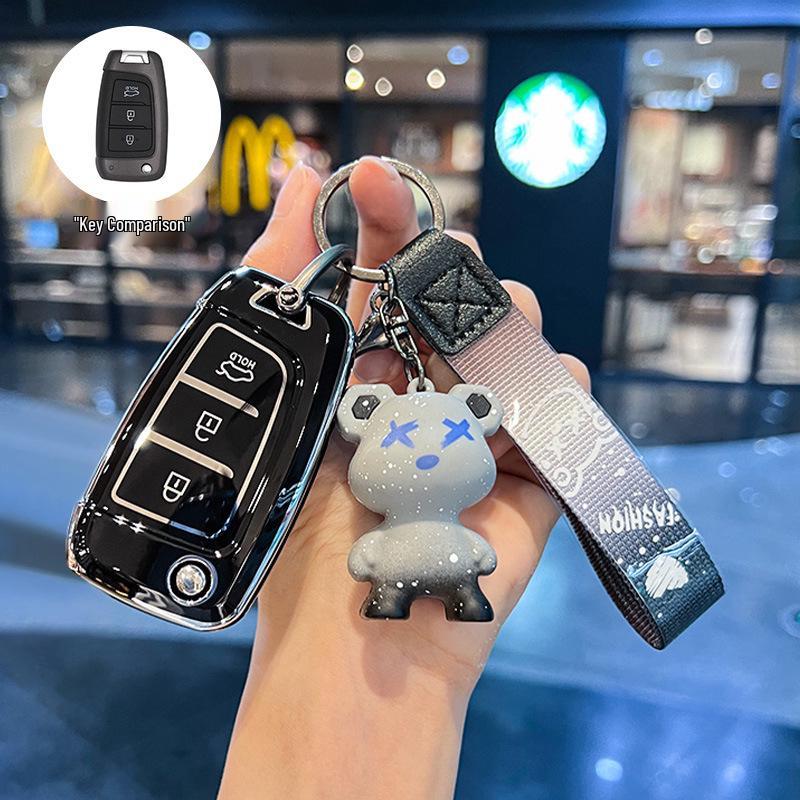 Kompatibel mit 20 Modellen: Schlüsselabdeckung für Beijing Hyundai New Elantra, Verna, ix25, Mistra, ix35 - Schutzschale Schnalle
