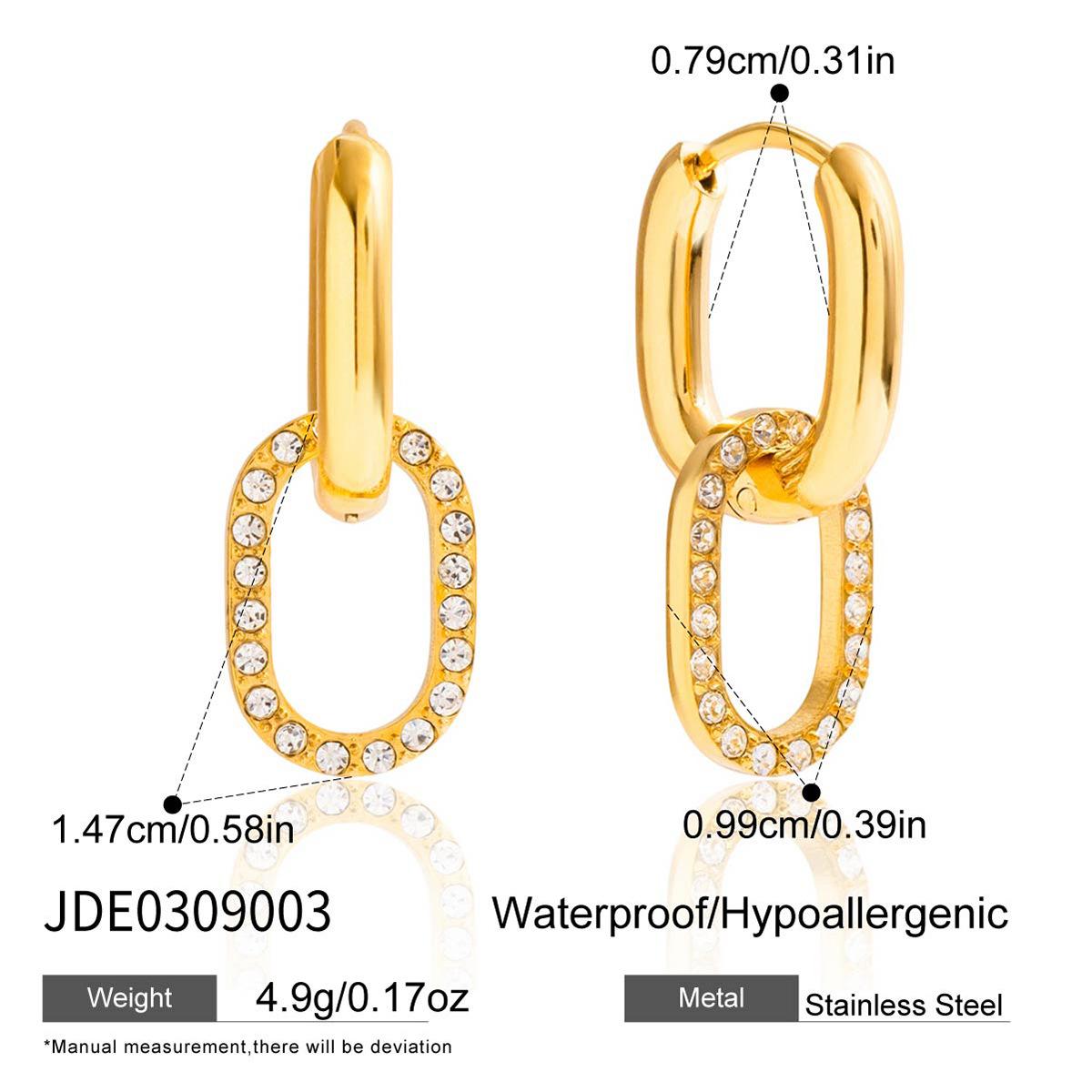 Titanium steel zircon necklace with light luxury collarbone chain non-fading jewelry stainless steel