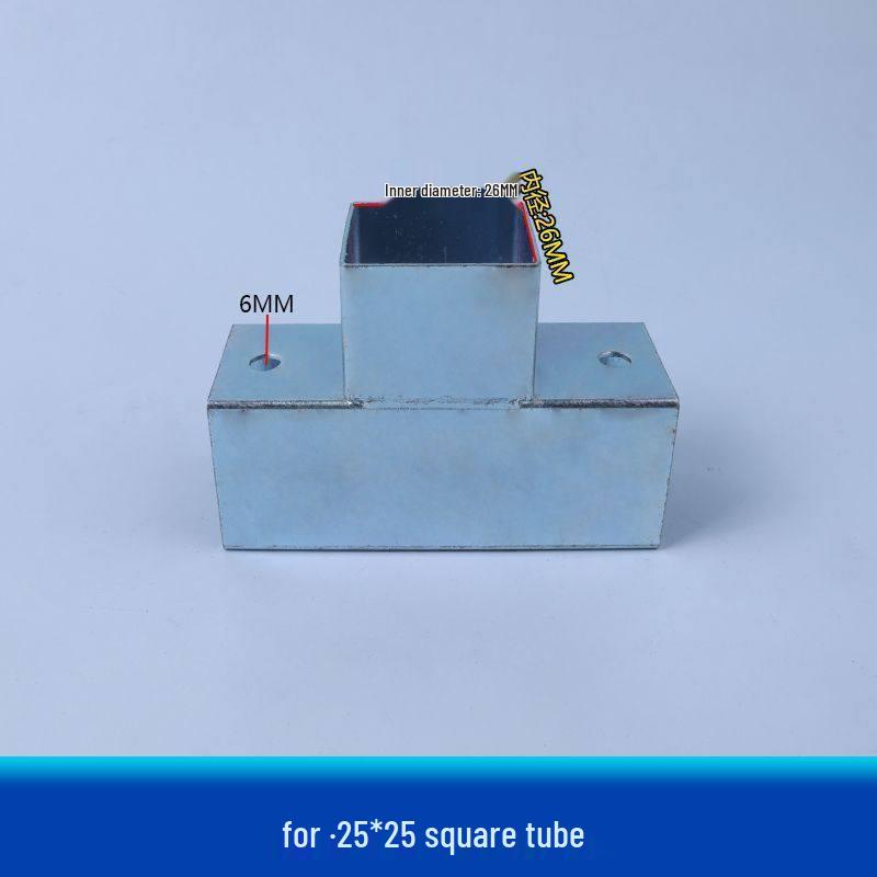 Wrought Iron Galvanized Steel Tube Corner Connectors – No-Weld Angle, Two-Way & Three-Way