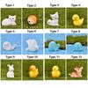 DIY Fairy Garden Accessories Doll House Ornament Miniature Rabbit Hedgehog Frog Cat Animals Figurines Deer Chicken Duck