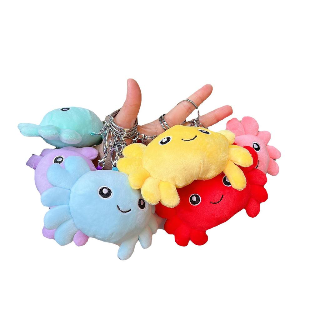 Douyin Crab Plush Keychain: Cute Couple Bag Pendant
