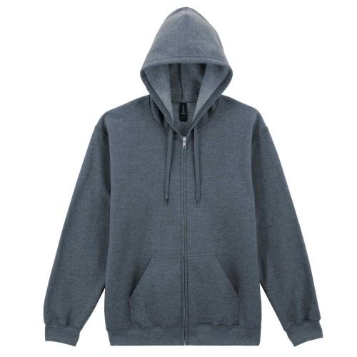 Gildan Unisex Adult Fleece Midweight Full Zip Hoodie