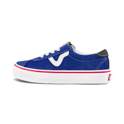 Sports Low Top Kids Skate Shoes Blue Kids Sneaker VN0A54EY2ND