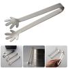 Ice Cubes Tongs Stainless Steel Cooking Tongs Kitchen Utensils For Snacks Sugar Sugar Dessert BBQ Buffet Serving Frying
