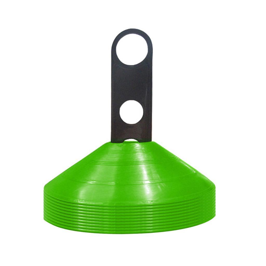 10Pcs Agility Soccer Cones with Plastic Brackets Agility Football Cones Replacement for Indoor & Outdoor Games Durable