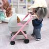 1:12 Dollhouse Baby Stroller Scene Decor Simulation Baby Bassinet Cart  Doll Accessories