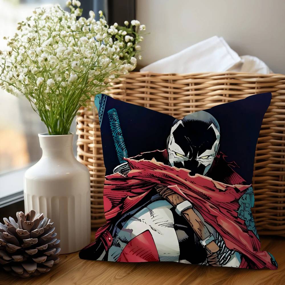 S-Spawn Anime Pillow Cushion Cover Pillowcase Living Room Sofa Home Decor Customized