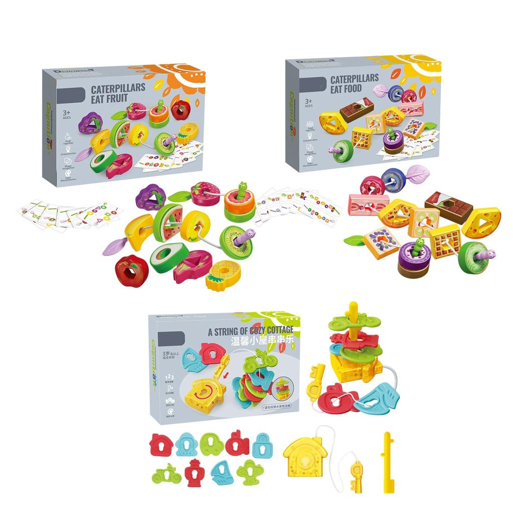 Fruit Skewers, Gluttworm Games, Children'S Educational Aids, Tabletop Interaction, Logical Thinking Games, Toys For Education