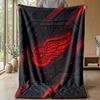 Detroit Red Wings Flannel Fleece Blanket Cozy Warm Throw Blanket For Couch Bed Travel All Season Use