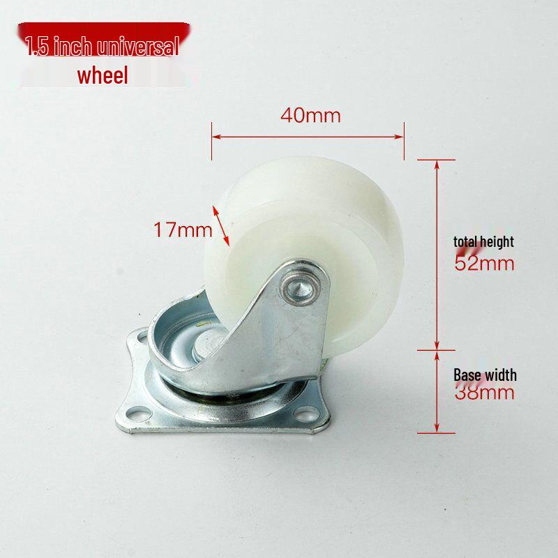 Univerzální kolečko na nábytek - Lehké, velikosti 1”-2” pro květináče, postele a zásuvky