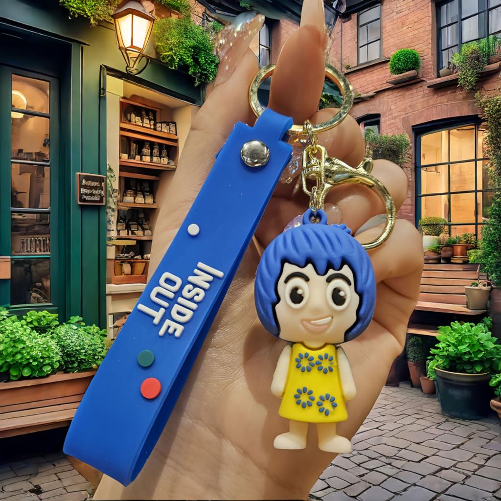Movie New Brain Secret Service Keychain Dr. Amy Bobir Worry Key Chain Men's and Women's Pendant