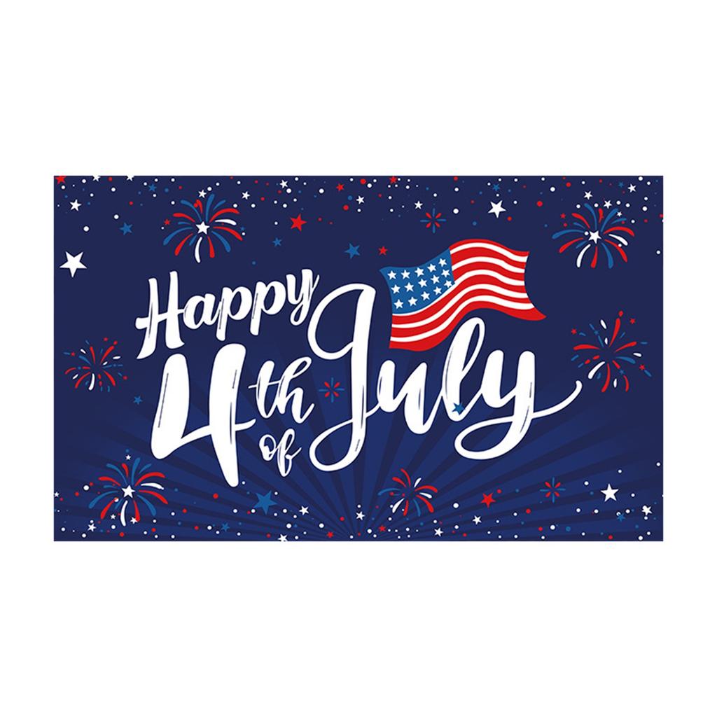 American Independence Day Flag Hanging Cloth Atmosphere Background Cloth Banner