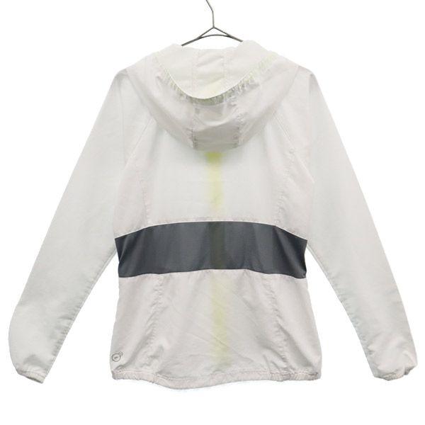 Puma Tréninková mikina s dlouhým rukávem na zip M Bílá x šedá rozcvička Dámská Použitá