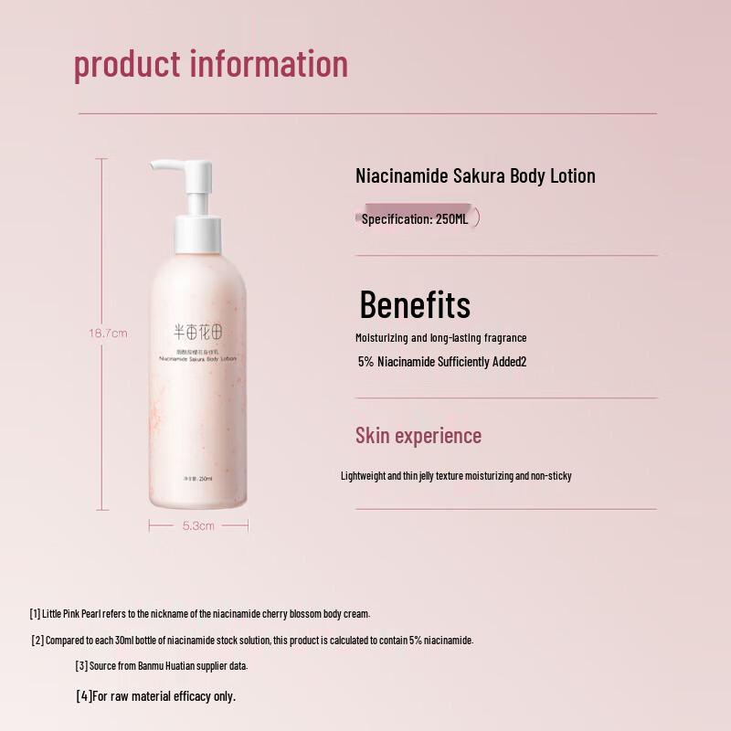 Ban Mi Hua Tian Niacinamid Kirschblüten Körperlotion