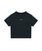 COVERNAT WOMAN Comfort Crop T-Shirt Navy