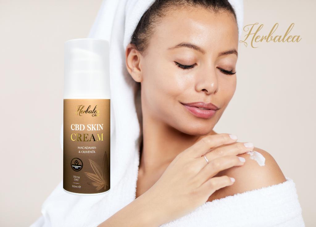 Herbalea CBD Hautcreme Macadamianuss & Olivenöl