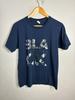 Pearl Jam Black Crew Neck Tee T-shirt Size Medium Blue 1471 Unisex T-Shirt