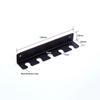 Wall Mounted Toothbrush Holder No Drill Metal Toothbrush Storage Rack Rustproof Bathroom Organizer For Washroom Wall Decor