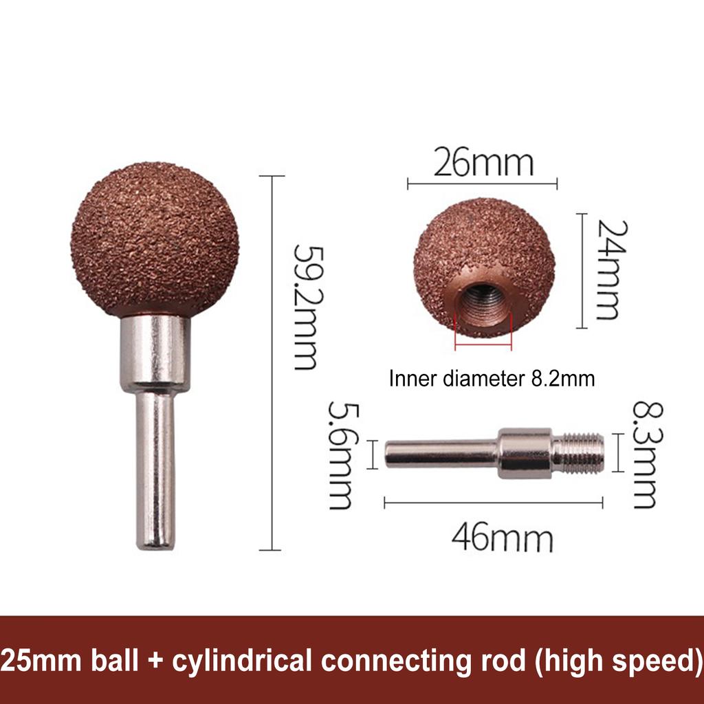 1pc Car Buffing Wheel Tire Repair Grinding Head 22mm/25mm Tungsten Steel Tire Grinding Head Repair Tools