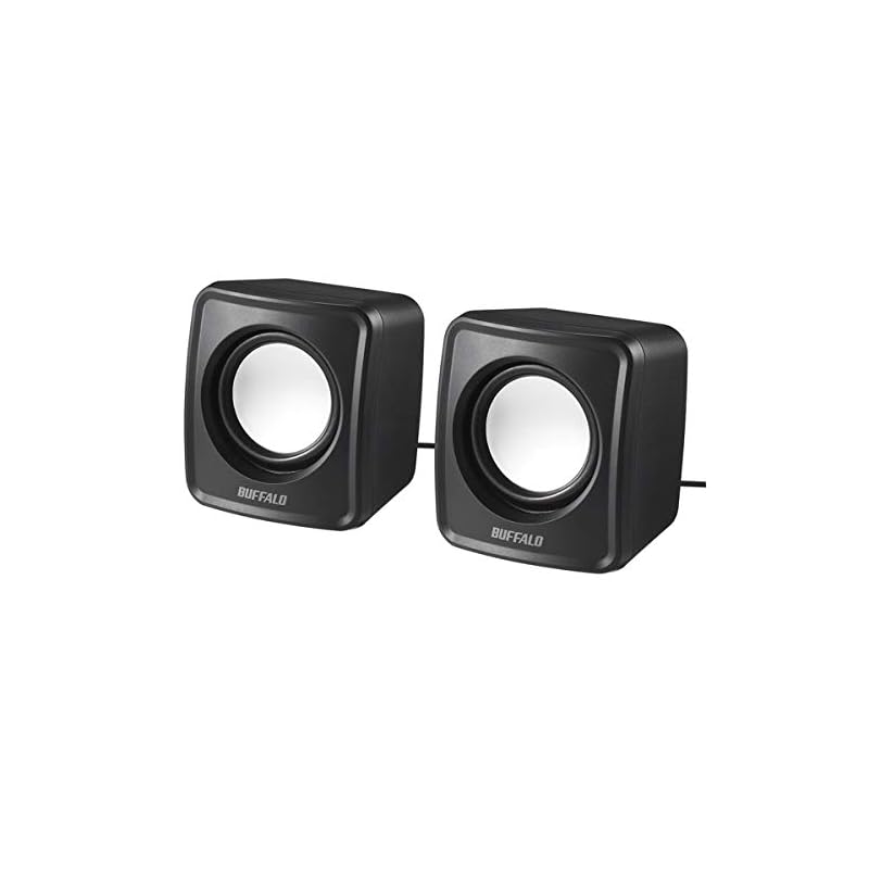 

BUFFALO BSSP108UBK PC speakers USB power compact size black