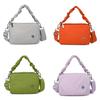 Nylon Boston Shoulder Bag With Zipper Closure For Daily Use
