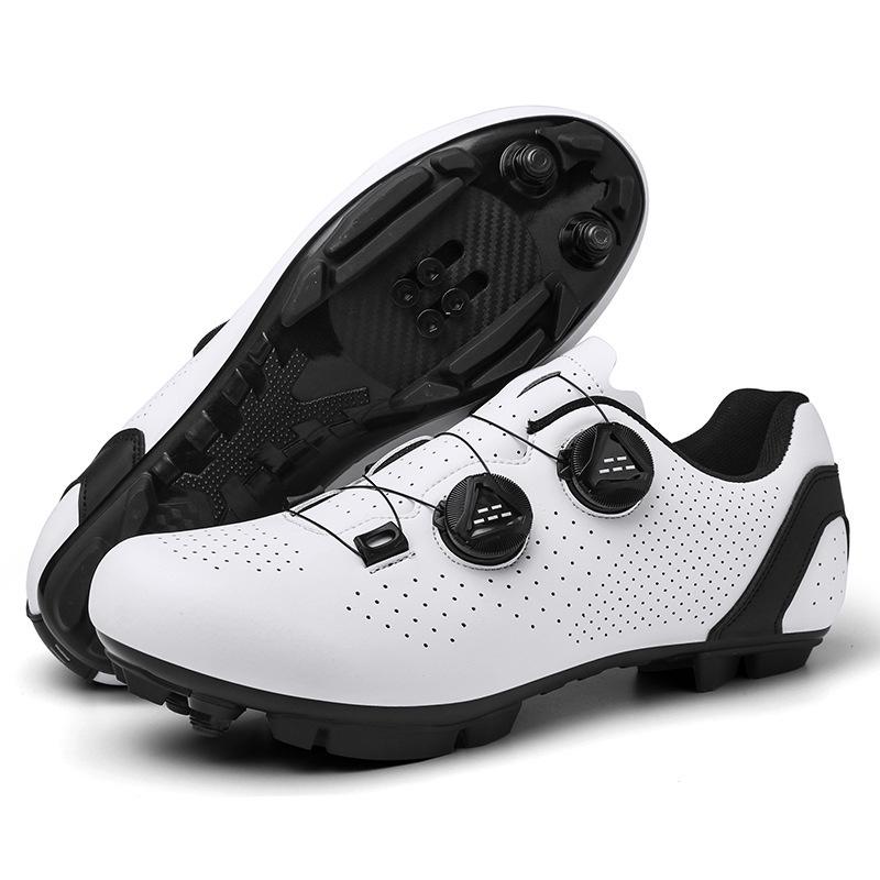 Unisex Breathable Lockable Cycling Shoes - Men's Road & Non-Lock Mountain Bike Shoes Available