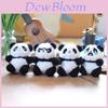 Adorable Plush Panda Keychain Super Soft Short Plush Stuffed Toy Bag Charm