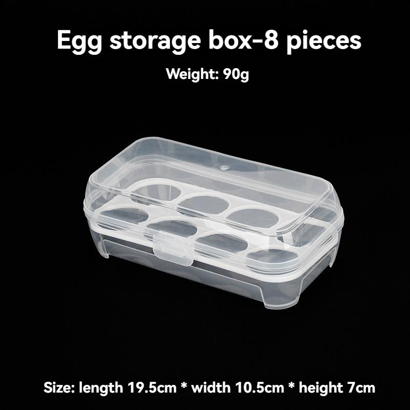 Egg Box Transparen Storage Box Outdoor Shockproof Portable Camping Shatterproof Egg Tray Home Protection Box Travel Shatterproof