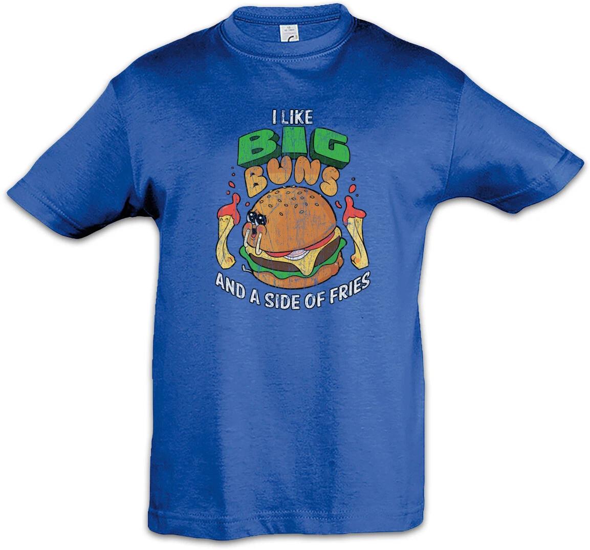 

I Like Big Buns Kids Boys kids boys T-Shirt Chef Cook Fun Hamburger Burger Bun Chef 140