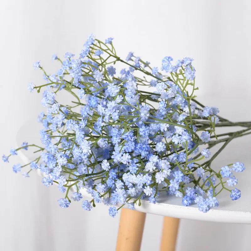 1pcs Artificial Flowers Baby Breath Flower Fake Gypsophila for Wedding Party Home Decoration Floral Bouquets DIY Accessories