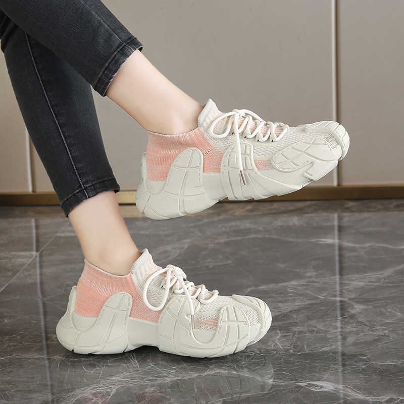 Fashion Massive Natural Leather White Women's Boot High Top Sneakers Shoes Purple Boots Sport Comfortable On Sale Teniss Twnis