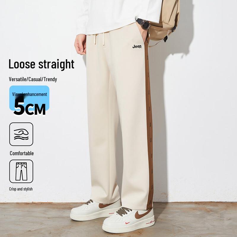 JEEP Men s Loose Fit Straight-Leg Casual Sweatpants 4XL