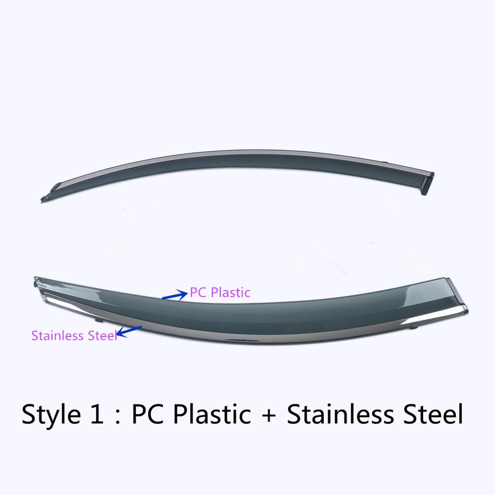 For Ford Taurus 2008-2010 2011-2016 Car Body Styling Sticker Plastic Window Glass Wind Visor Rain/Sun Guard Vent Parts