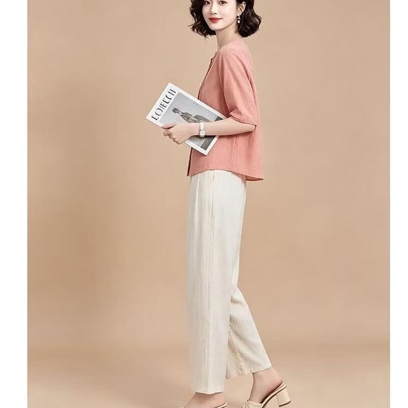 EST+II Women's Relaxed Fit Summer Two-Piece Set