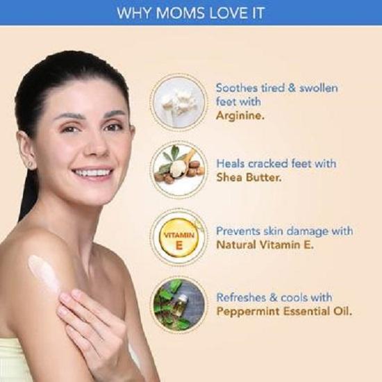 The Moms Co. Natural Foot Cream for Swollen Ankles and Feet 50g