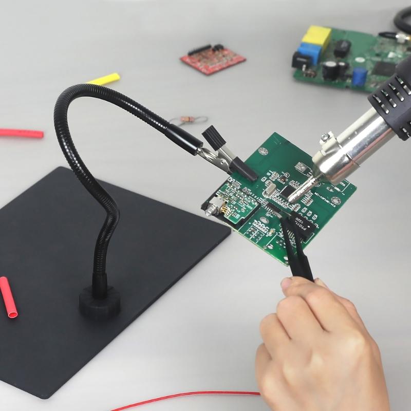 Magnetic Helping Hands Metal Flexible Gooseneck Arm for Automobile Electronics Soldering Jewellery Soldering Aid Clip