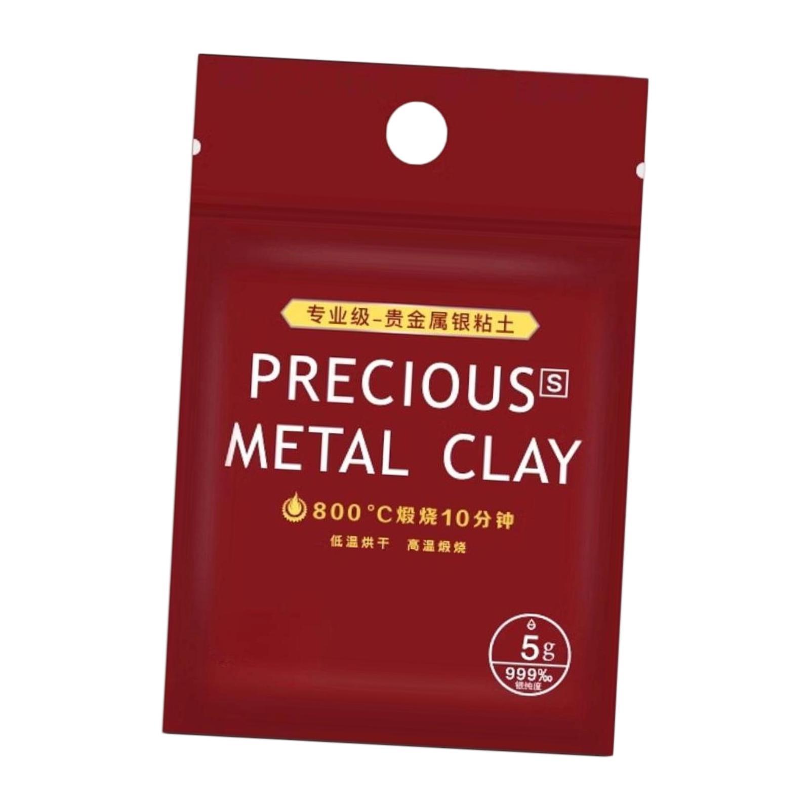 Silver Clay Adults Kids Charms Bracelet Modeling Clay Beginners Metal Clay