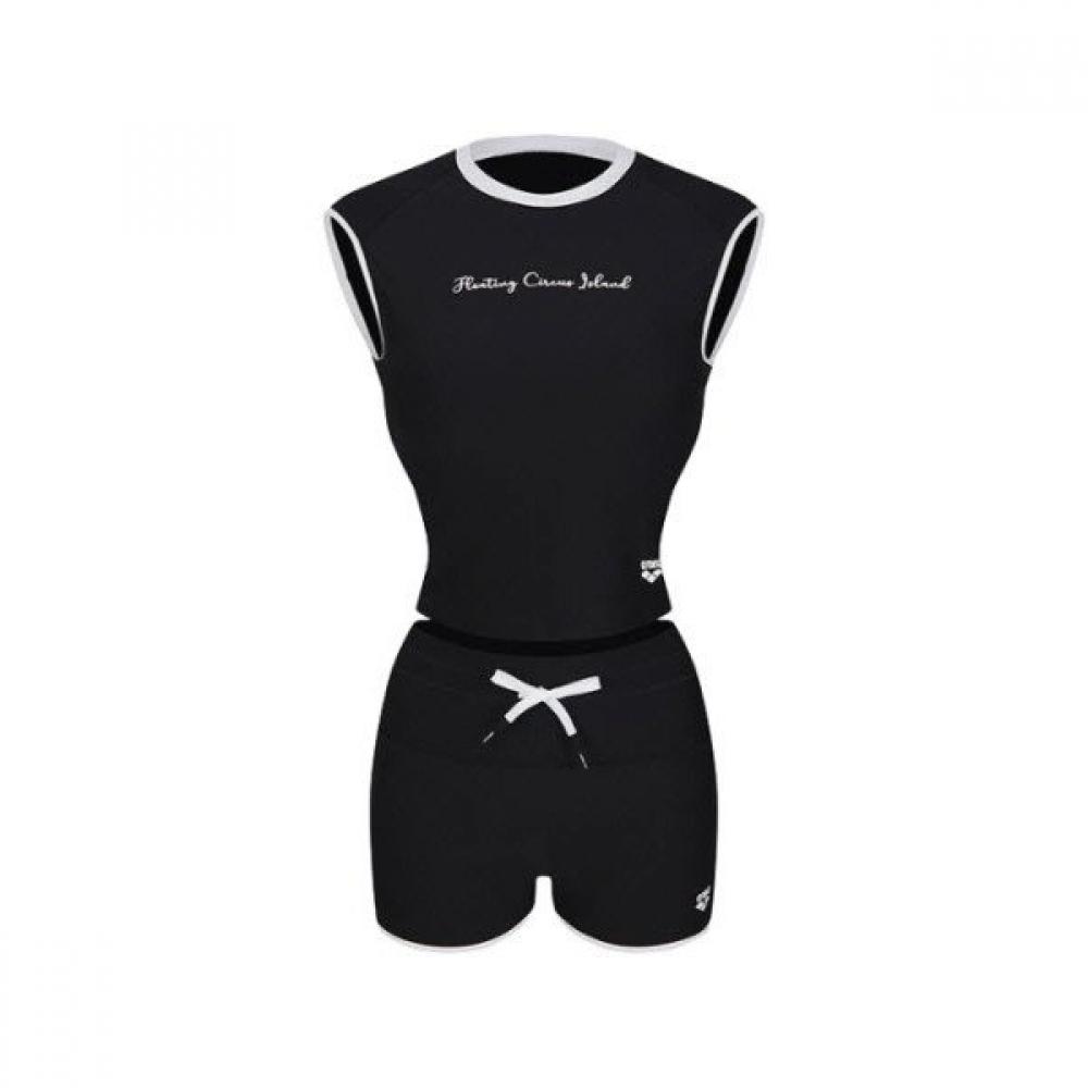 

Arena Women Swizzle Slim Fit Rash Guard Set A6bl1ps06 Blk blacks/90
