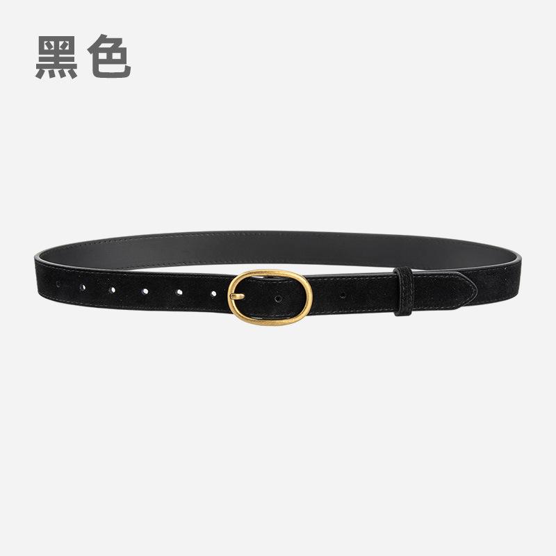 Retro Women'S Belt Trendy With Matte With Jeans Decorative Leather Belt Women