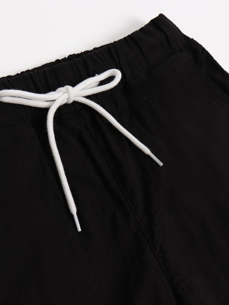 IKALOOK Slim Fit Cargo Jogger Elastic Pants Pt151