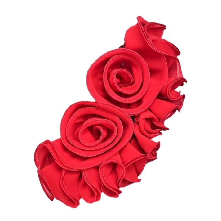 Polyester Flower Embroidery Patches Unique Stylish Handmade Apparels Patches for Clothing Upgrades