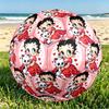 Betty Boop Print Size 5 Soccer Ball, PU Wear Resistant Football for Match Training and Daily Practice, Birthday Gift for Soccer Fans