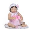 Realistic Soft Rubber Baby Doll for Play House with Cute Clothing Model